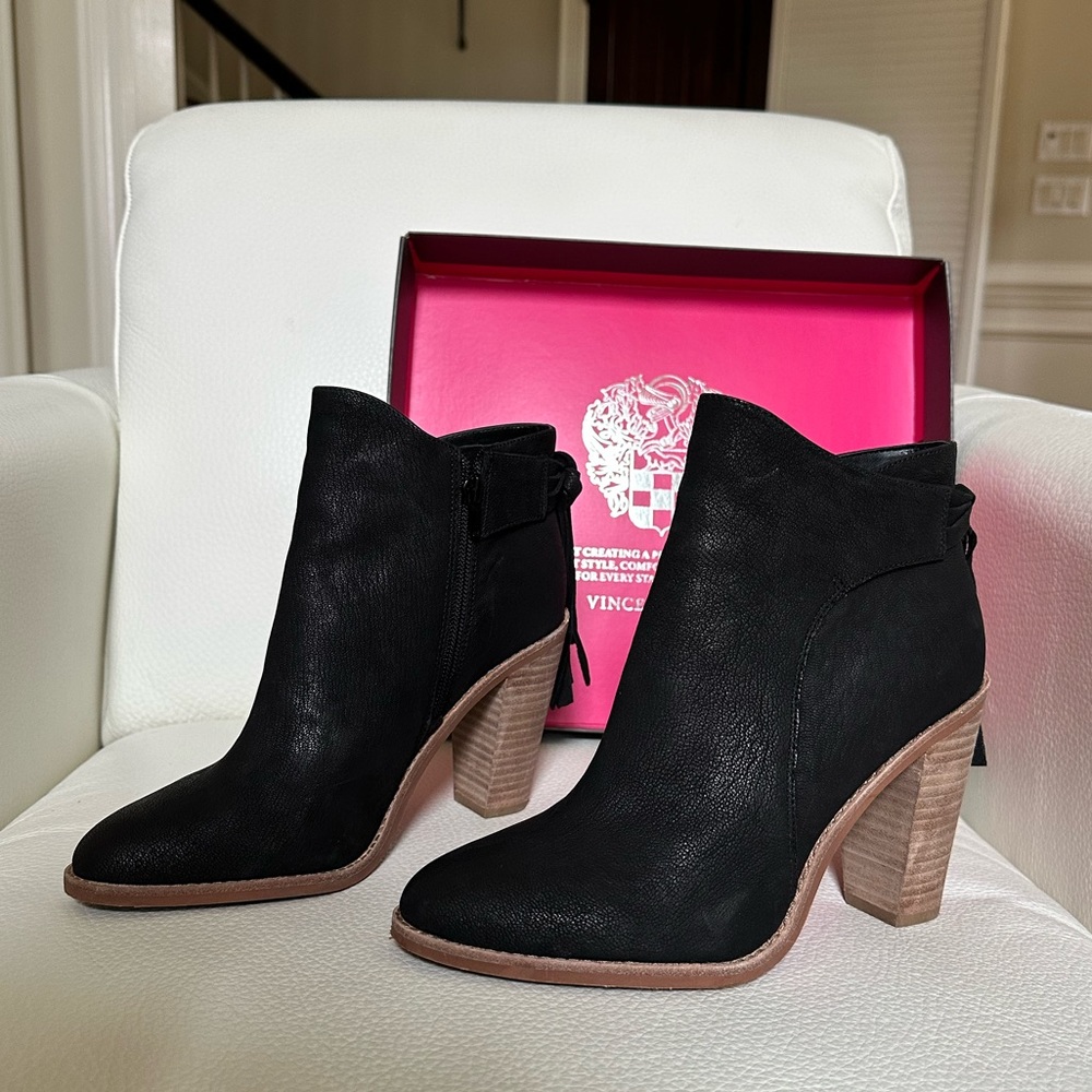 Vince Camuto Black Booties